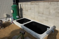 錦鯉 和風池,庭池 施工,和風鑑賞池 ヘチマロン