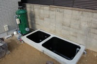 錦鯉 和風池,庭池 施工,和風鑑賞池 池用塗料