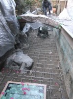 池 リフォーム,池 改修,庭池 業者