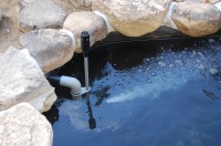 錦鯉 和風池,庭池 施工,和風鑑賞池 アクアジェット