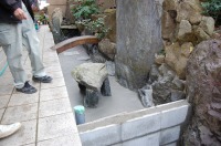 池 リフォーム,池 改修,庭池 業者