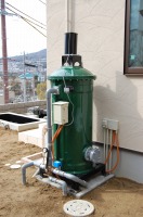 錦鯉 洋風池,錦鯉 和風池,コンクリート池 スーパーマリン濾過機