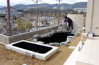 錦鯉 洋風池,錦鯉 和風池,コンクリート池 池用塗料