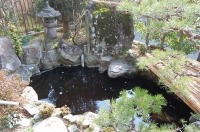 庭池 防水工事,庭池 FRP防水,池 水漏れ修理