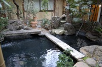 庭池 防水工事,庭池 FRP防水,池 水漏れ修理