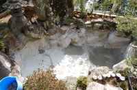 庭池 防水工事,庭池 FRP防水,池 水漏れ修理