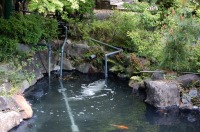 庭池 防水工事,庭池 FRP防水,池 水漏れ修理