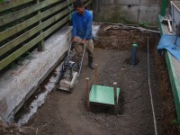 コンクリート池 錦鯉,池作り 業者,錦鯉池 配管