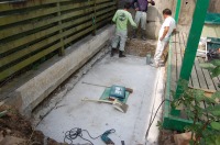 コンクリート池 錦鯉,池作り 業者,錦鯉池 作り