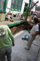 コンクリート池 錦鯉,池作り 業者,錦鯉池 作り