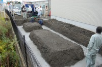 コンクリート水槽 アロワナ,窓付 コンクリート水槽