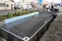 コンクリート水槽 アロワナ,窓付 コンクリート水槽