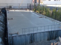 コンクリート水槽 アロワナ,窓付 コンクリート水槽