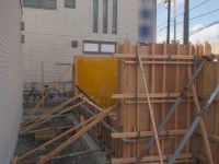 コンクリート水槽 アロワナ,型枠 コンクリート水槽