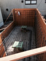 コンクリート水槽 アロワナ,コンクリート水槽 低水配管