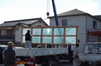 コンクリート水槽 アロワナ,コンクリート水槽 窓付