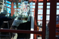 コンクリート水槽 アロワナ,コンクリート水槽 窓付