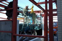 コンクリート水槽 アロワナ,コンクリート水槽 窓付