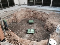 錦鯉 造園,庭池 錦鯉,造園 池,錦鯉池 低水配管