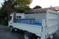 錦鯉 引越し,錦鯉 輸送,水槽車,,