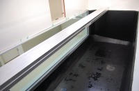 コンクリート水槽 アロワナ,コンクリート水槽 集水ピット