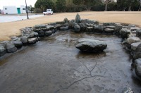 錦鯉 和風池,業者 和風鑑賞池,庭池 高圧水洗い