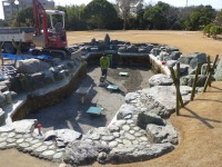 錦鯉 和風池,業者 和風鑑賞池,庭池 業者,,