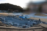 錦鯉 和風池,業者 和風鑑賞池,庭池 ブロック積み