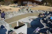 錦鯉 和風池,業者 和風鑑賞池,庭池 左官