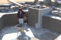 錦鯉 和風池,業者 和風鑑賞池,庭池 左官