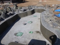 錦鯉 和風池,業者 和風鑑賞池,庭池 左官