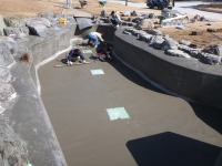 錦鯉 和風池,業者 和風鑑賞池,庭池 左官