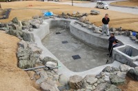 錦鯉 和風池,業者 和風鑑賞池,庭池 左官