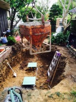 錦鯉 造園,庭池 錦鯉,造園 池,錦鯉池 作り