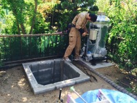 錦鯉 造園,庭池 錦鯉,造園 池,錦鯉池 スーパーマリンろ過器