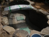 錦鯉 造園,庭池 錦鯉,造園 池,錦鯉池 左官