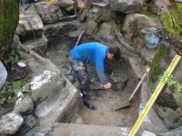 錦鯉池 作り,池 リフォーム,池 改修,庭池 解体