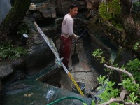 錦鯉池 作り,池 リフォーム,池 改修,庭池 解体