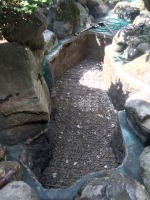 錦鯉池 作り,池 リフォーム,池 改修,庭池 業者