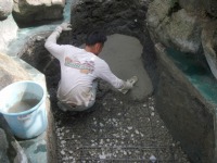 錦鯉池 作り,池 リフォーム,池 改修,庭池 業者