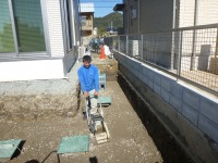 錦鯉 和風池,業者 和風鑑賞池,庭池 底水配管