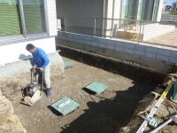 錦鯉 和風池,業者 和風鑑賞池,庭池 底水配管