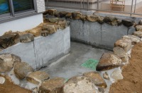 錦鯉 和風池,業者 和風鑑賞池,庭池 左官