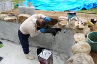 錦鯉 和風池,業者 和風鑑賞池,庭池 池用塗料