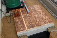 錦鯉 造園,庭池 錦鯉,造園 池,錦鯉池 沈殿槽