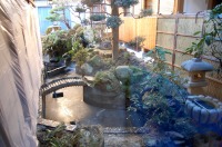 庭池 防水工事,庭池 FRP防水,池 水漏れ修理