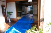 庭池 防水工事,庭池 FRP防水,池 水漏れ修理