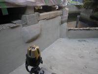 庭池 防水工事,庭池 FRP防水,池 水漏れ修理