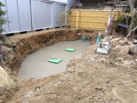 錦鯉 造園,庭池 錦鯉,造園 池,錦鯉池 作り