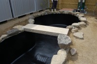 錦鯉 造園,庭池 錦鯉,造園 池,錦鯉池 池用塗料